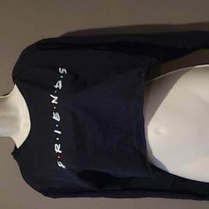 Black Cropped Top - Friends